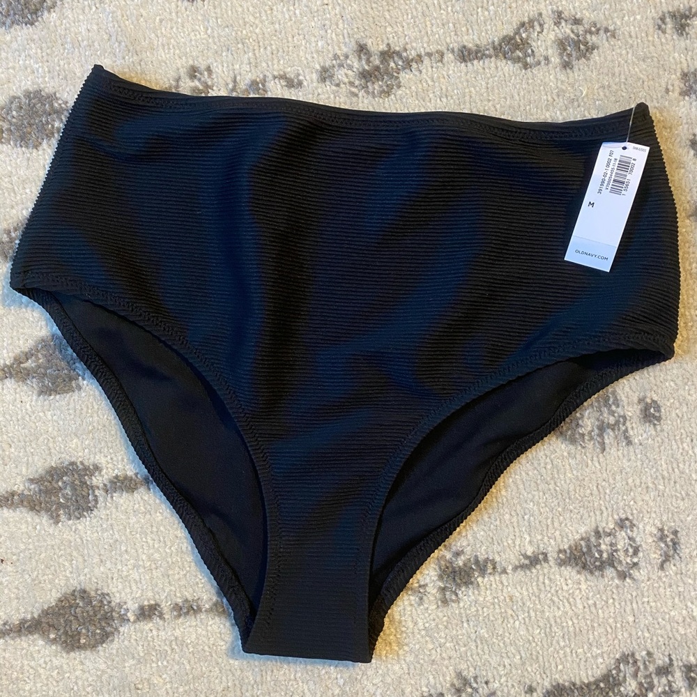 Old Navy High Waisted Bathing Suit Bottoms M
